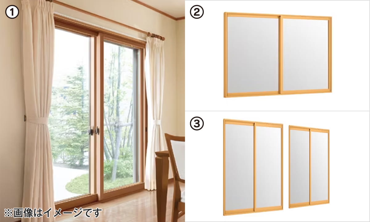 画像：LIXIL内窓インプラスの寝室・子供部屋への設置イメージ