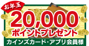 20,000ポイントプレゼント