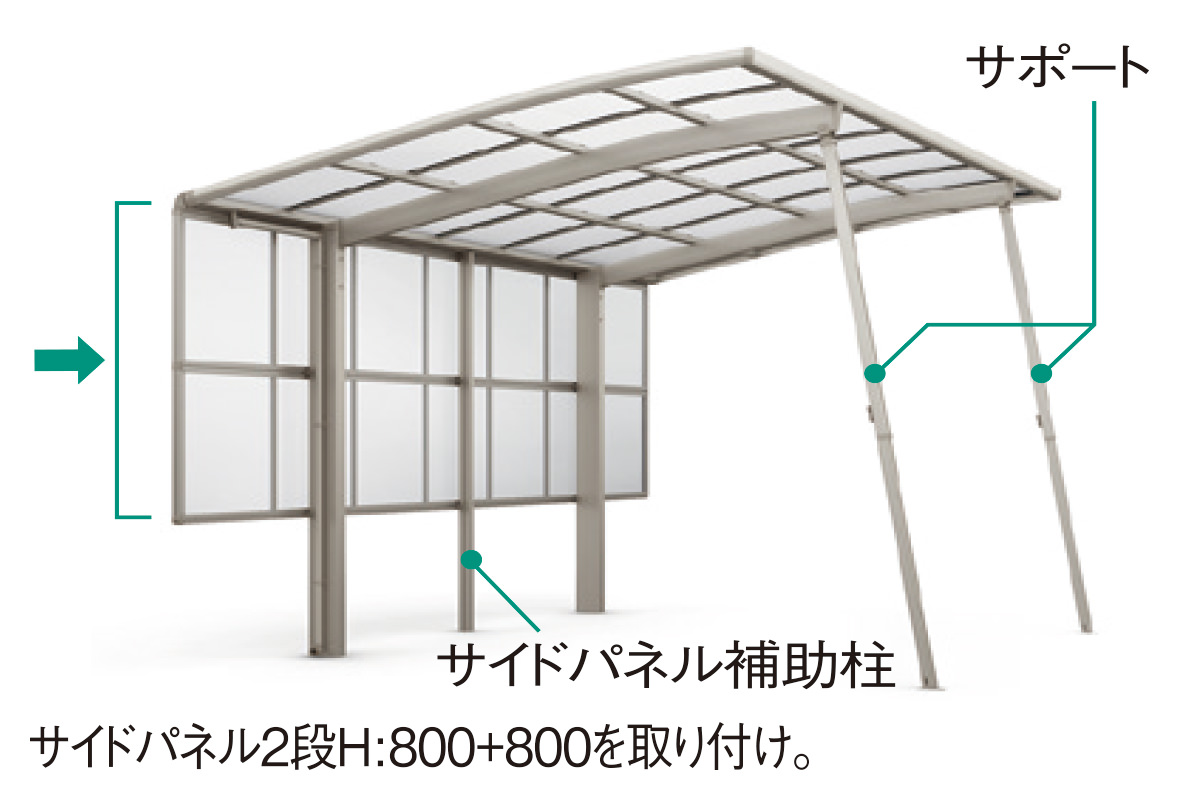 スタイリッシュポート ラウンドスタイル 1台用 24 50型 標準柱 カインズオリジナル Cainz Reform 公式 スタイリッシュポート ラウンドスタイル 1台用 24 50型 標準柱 カインズオリジナル Cainz Reform 公式